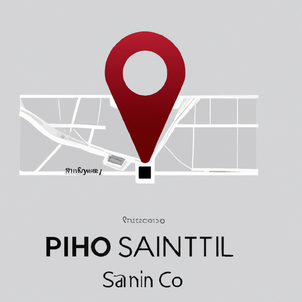 Mapa estilizado de Santiago de Chile con marcadores de sedes